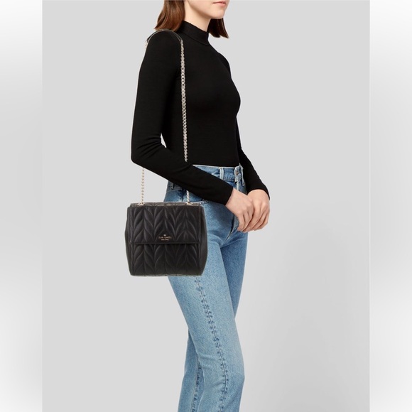 kate spade Handbags - •KATE SPADE•BLACK BRIAR LANE QUILTED BRAYDEN SATCHEL BAG EUC